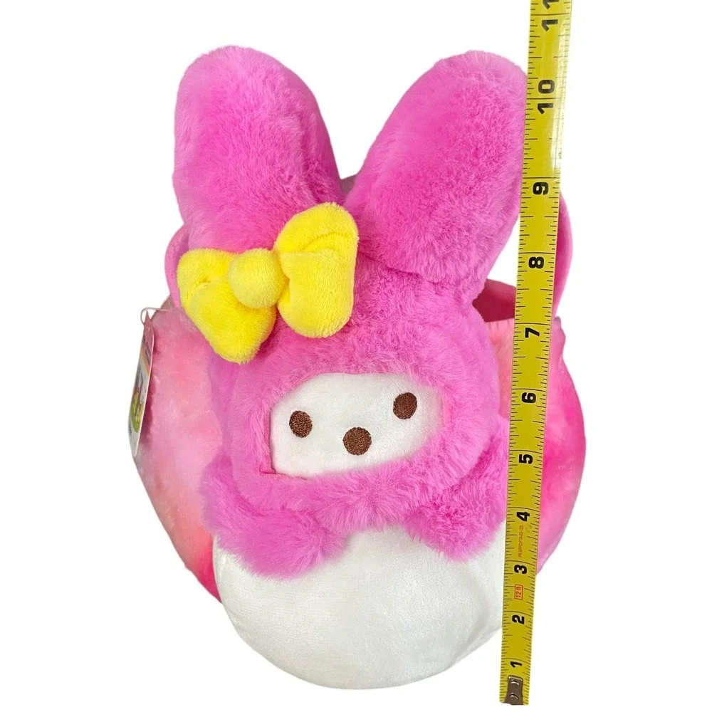 NEW Peeps My Melody Plush Easter Basket Hello Kitty & Friends Pink Bunny NWT‎